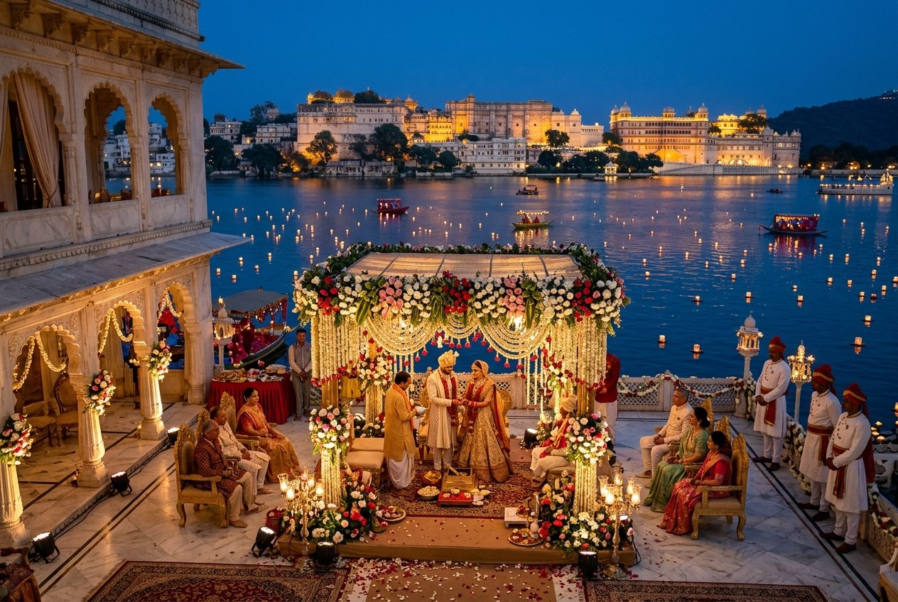 Udaipur Royal Lakeside Wedding
